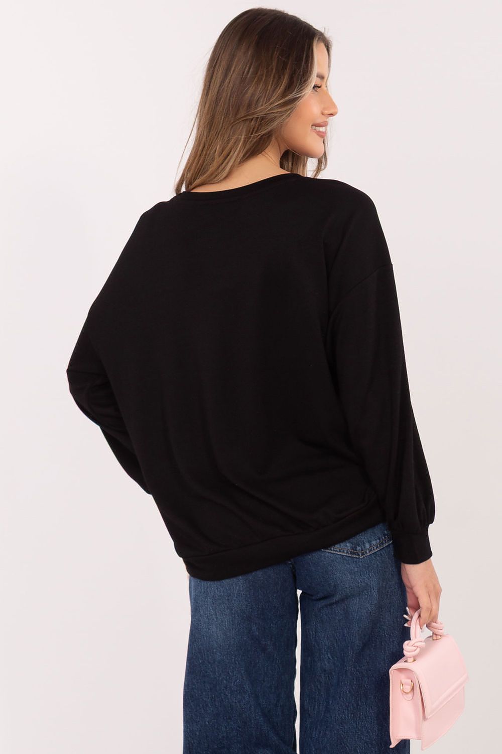 Women's Sweatshirt Loose Fit Graphic Print Round Neck – Sweatshirt | GUOCALI – view 14