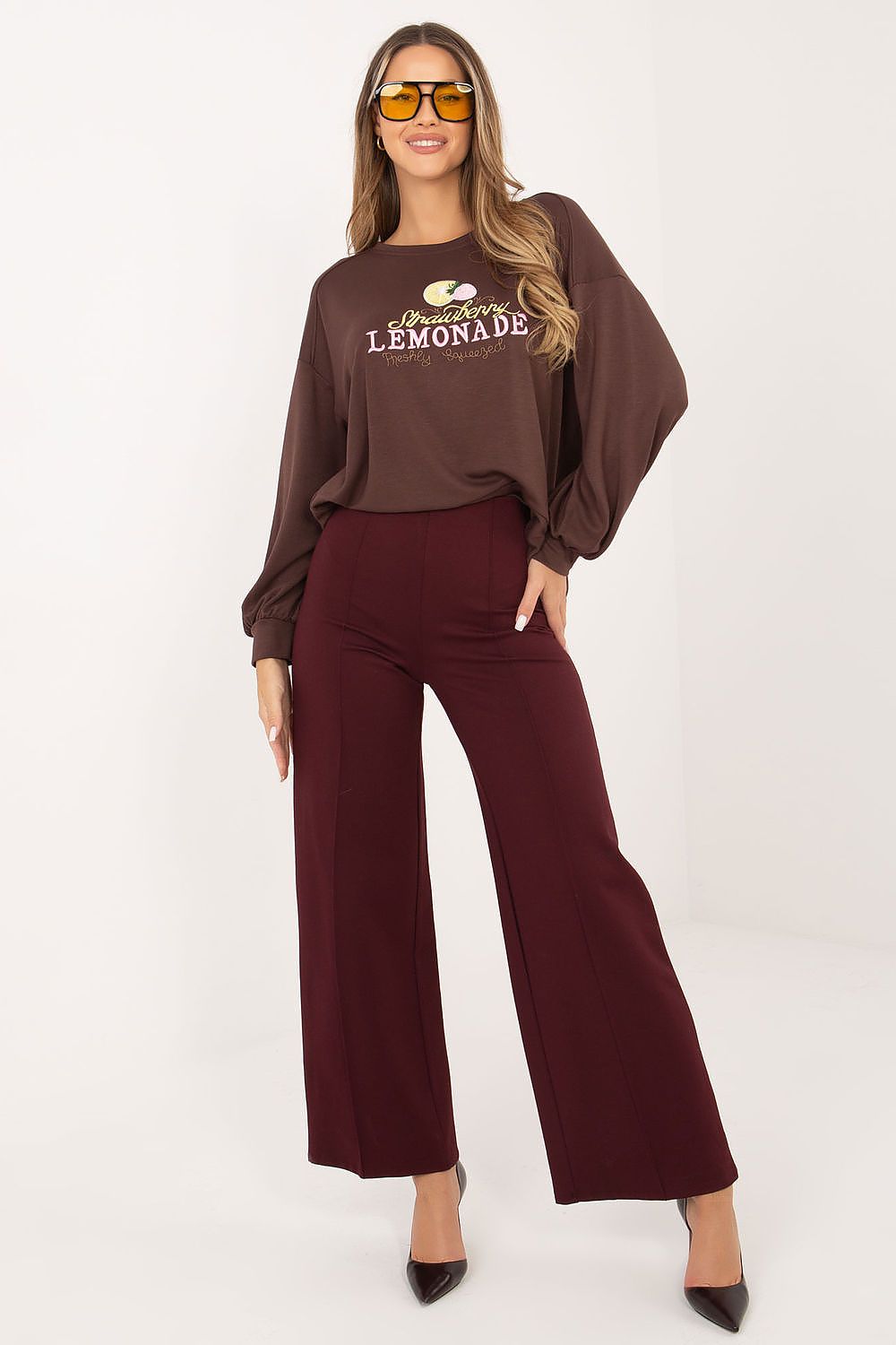 Women's Sweatshirt Loose Fit Graphic Print Round Neck – Sweatshirt | GUOCALI – view 5