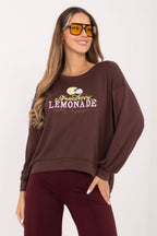Women's Sweatshirt Loose Fit Graphic Print Round Neck – Sweatshirt | GUOCALI – view 7