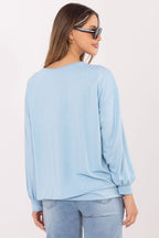 Women's Sweatshirt Loose Fit Letter Print Round Neck – Sweatshirt | GUOCALI – view 6