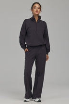 Women's Sweatshirt Mock Neck Half-Zip Relaxed Fit – Sweatshirt | GUOCALI – view 9
