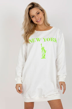 Women's Sweatshirt Oversized Longline Graphic Print Cotton Blend – Sweatshirt | GUOCALI