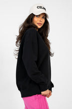 Women's Sweatshirt Sleeve Embroidery Cotton Blend – Sweatshirt | GUOCALI – view 2