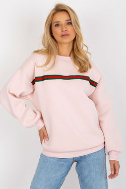 Women's Sweatshirt Striped Crew Neck Loose Fit Multicolour – Sweatshirt | GUOCALI