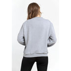 Women's sweatshirt Trussardi Logo Round Neck Grey Green Print – view 4