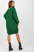 Women's Sweatshirt V-Neck Oversized Longline Embellished Print – Sweatshirt | GUOCALI – view 3
