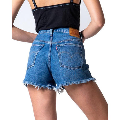 Blue Levi`s Women Summer Shorts - Shorts - Guocali