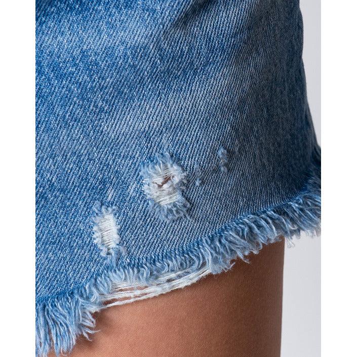 Blue Levi`s Women Summer Shorts - Shorts - Guocali