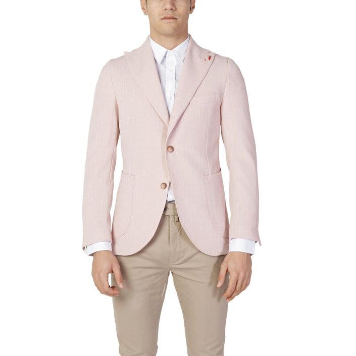 Men Blazer - Mulish Blazer - Pink - Men Blazer - Guocali